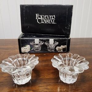 Forever Crystal Candle Holders